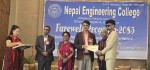 कम्प्युटर इन्जिनियरिङमा नेपाल टप गर्ने विष्णु शर्मा  नेपाल इन्जिनियरिङ कलेजद्धारा पुरस्कृत