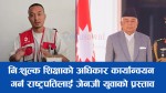 जेनजी विद्रोहको उपलब्धिलाई संस्थागत गर्न युवाहरुले राष्ट्रपति समक्ष पेस गर्ने सम्झौता प्रस्ताव तयार (विवरणसहित)