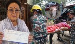 समाजसेवी राजी राणाले प्रधानमन्त्री दैवी प्रकोप उद्धार कोषमा  गरिन् १ करोड ९ लाख सहयोग