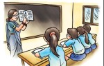 दशैँतिहारकाे बिदालाई सिर्जनात्मक बनाउँदै शिक्षक