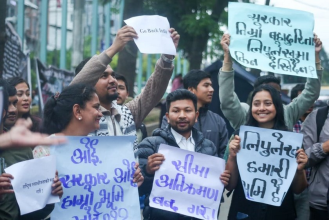 लिपुलेक पास हुँदै कैलाश जाने यात्रा पुनः सञ्चालन गर्ने भारतको निर्णयको  विरोधमा विद्यार्थी संगठन (फाेटाेफिचर)