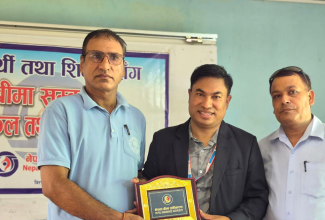 विद्यार्थी तथा शिक्षकसँग बीमा सम्बन्धी अन्तरक्रिया तथा छलफल