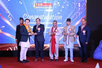 आईसीसीसीले प्राप्त गर्याे नेपालको उत्कृष्ट क्यानडा अध्ययन विशेष परामर्शदातृको अवार्ड 