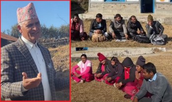 महाशिला गाउँपालिकाका अध्यक्षले शिक्षकलाई भने, 'विद्यार्थीलाई आफ्नै छोराछोरीसरह नपढाए पेसा छोड्नुस्'