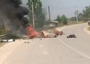 एसइई परीक्षा दिएर फर्किएका तीन विद्यार्थीको मोटरसाइकल दुर्घटनामा मृत्यु