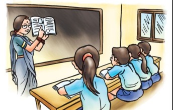 दशैँतिहारकाे बिदालाई सिर्जनात्मक बनाउँदै शिक्षक