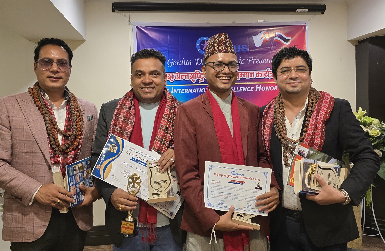 फेयर एक्सप्रेस मिडियाकाे अध्यक्ष र प्रवन्ध निर्देशकलाई थाइल्यान्डमा विशेष सम्मान