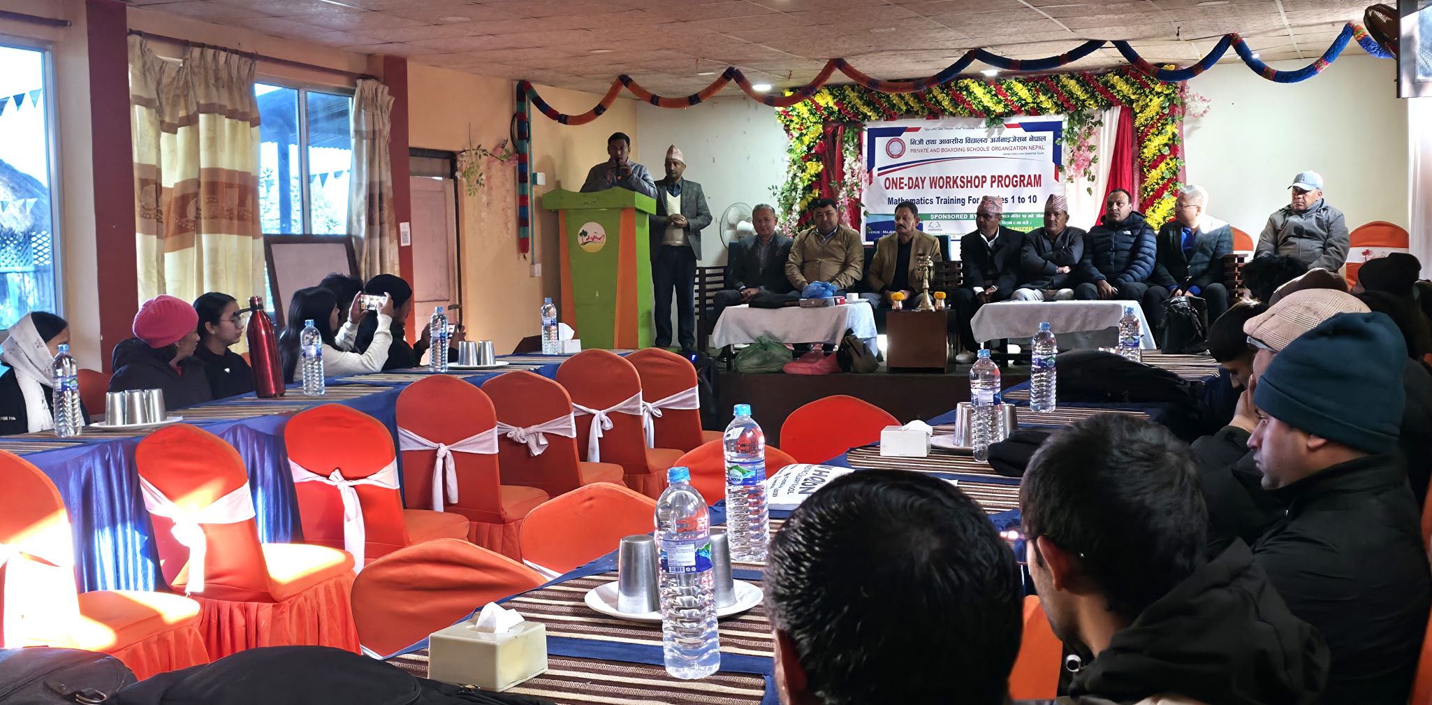 रेसुङ्गा नगरपालिकामा गणित विषयको नतिजा सुधार गर्न शिक्षकलाई तालिम