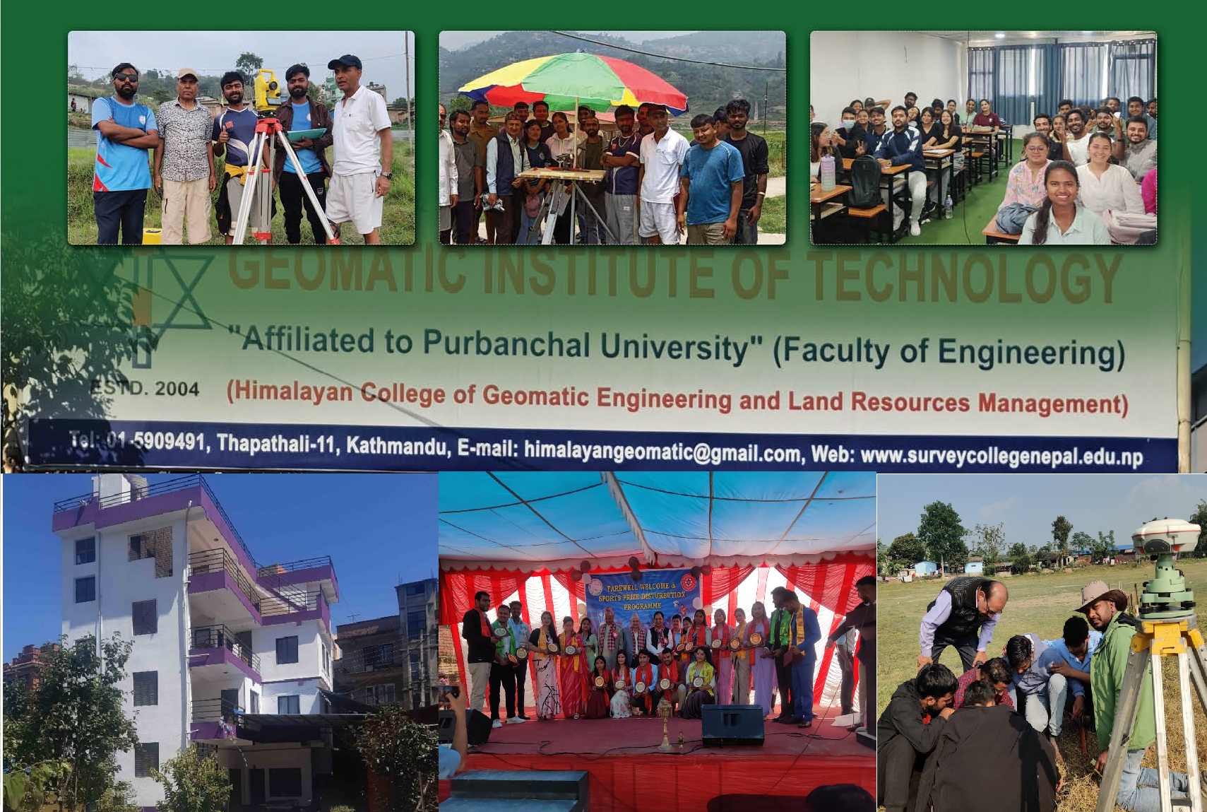 Why to study Geomatic Engineering in 'GEOMATIC INSTITUTE OF TECHNOLOGY' ?