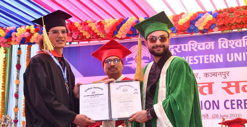 सुदूरपश्चिम विश्वविद्यालयको छैटौँ दीक्षान्त समारोहमा २ हजार ४ सय ८९ जना विद्यार्थी दीक्षित
