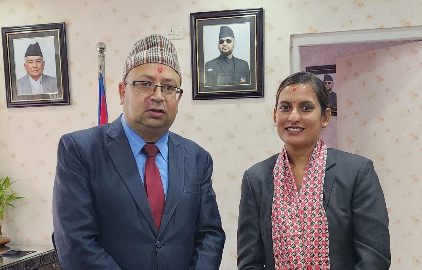 आफ्नाे विद्यार्थी मन्त्री बनेपछि ‍‍‍