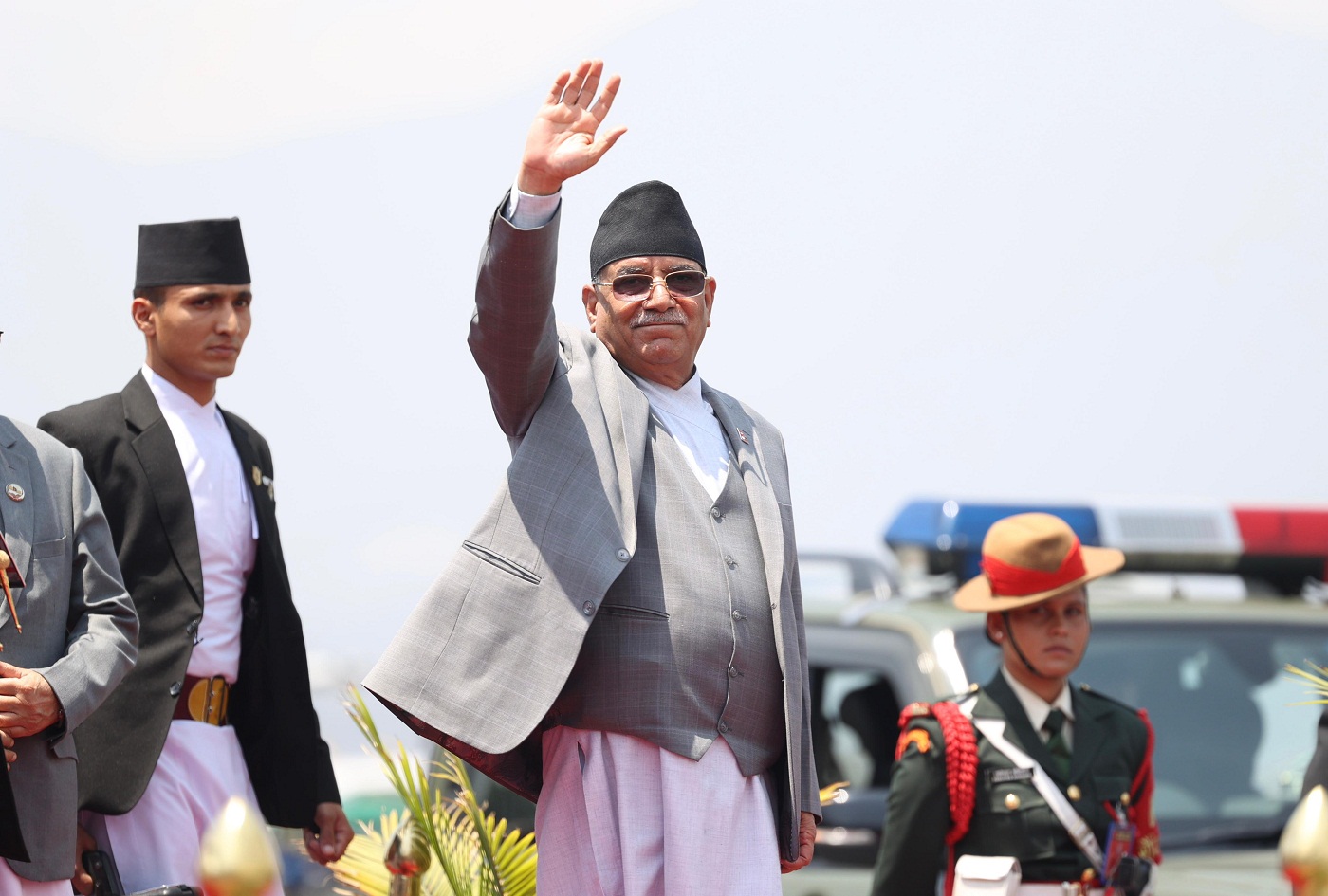 भारत भ्रमणमा प्रधानमन्त्री प्रचण्ड