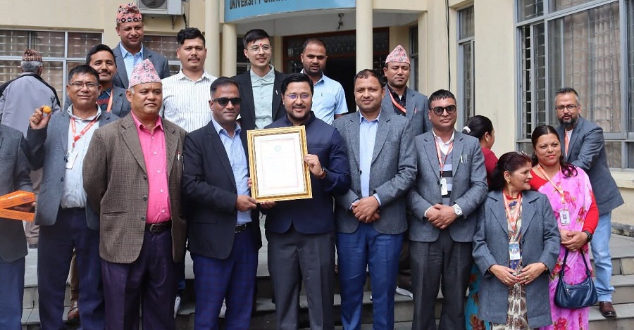 दोलखाको गौरीशंकर बहुमुखी क्याम्पसले पायाे ‘क्युएए’ प्रमाणपत्र