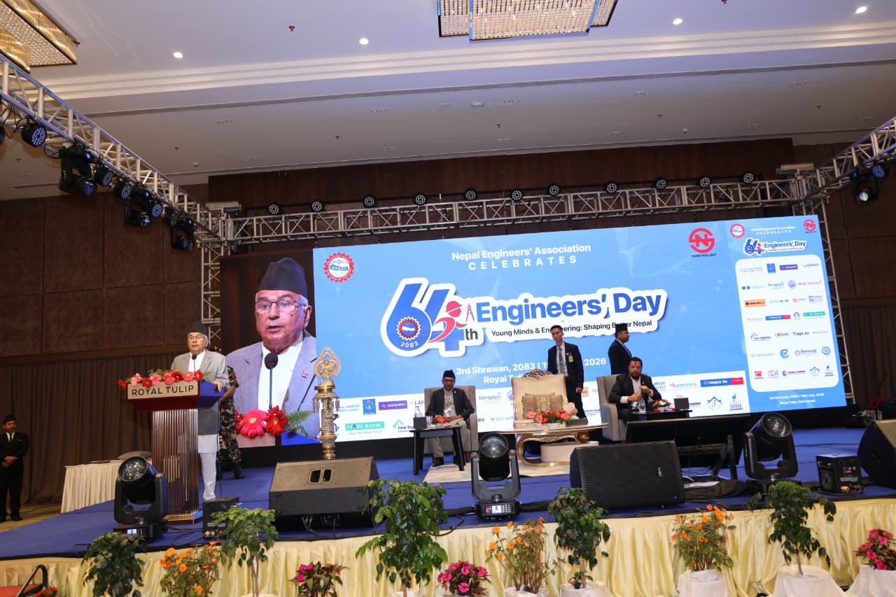 युवा इन्जिनियरलाई स्वदेशमै अवसर सिर्जना गर्न राष्ट्रपति पौडेलले गरे आग्रह