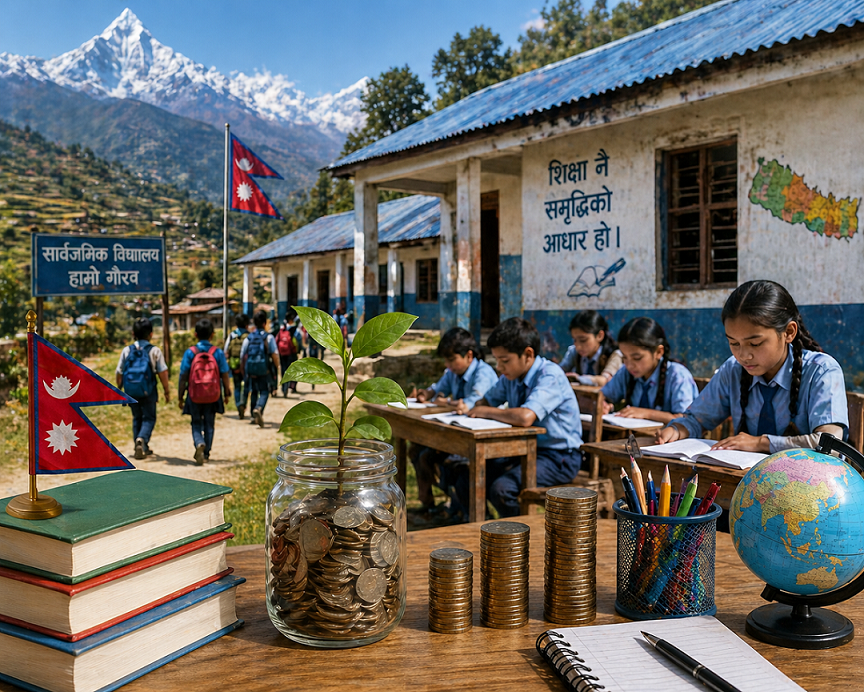 शिक्षामा राष्ट्रिय बजेटको २० प्रतिशत वा कुल गार्हस्थ्य उत्पादनको ६ प्रतिशत लगानी गर्न सरकारलाई  आग्रह