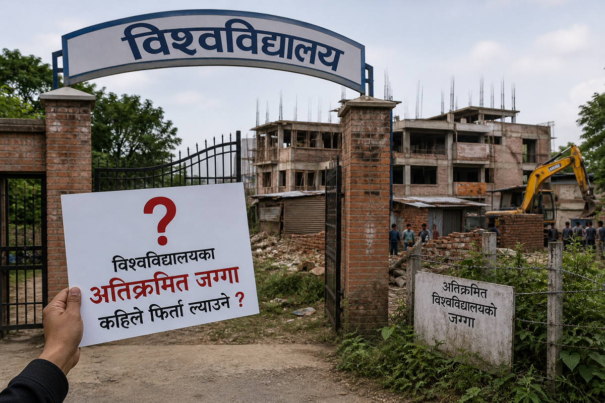  विश्वविद्यालयका अतिक्रमित जग्गा कहिले  ल्याउने  फिर्ता ? (भिडियाेसहित)   