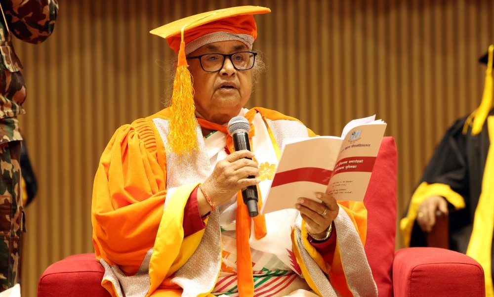 विश्वविद्यालयबाट आर्जन गरेको ज्ञान र सीप राष्ट्रनिर्माणमा सदुपयोग गर्न प्रधानमन्त्री कार्कीकाे आग्रह