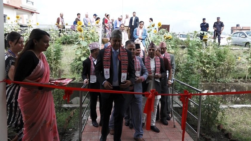 त्रिविको बल्खुस्थित कानुन संकायको नवनिर्मित भवन उद्घाटन