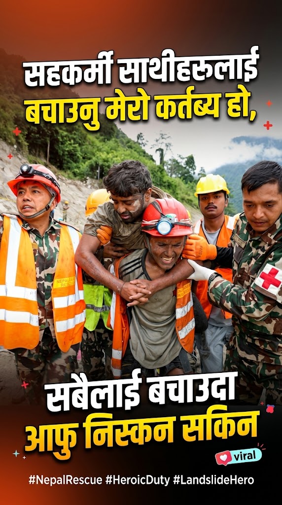 सहकर्मी साथीहरुलाई बचाउनु मेरो कर्तब्य हो, सबैलाई बचाउदा आफु निस्कन सकिन